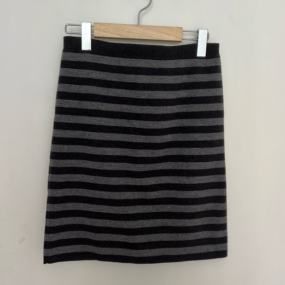 Club Monaco Stripped Wool Skirt - Picture 1 of 2